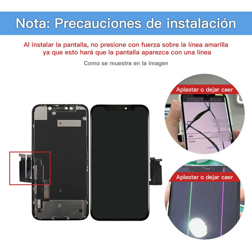 Sjpm Pantalla Lcd Tft Táctil Para iPhone XR A1984 A2105