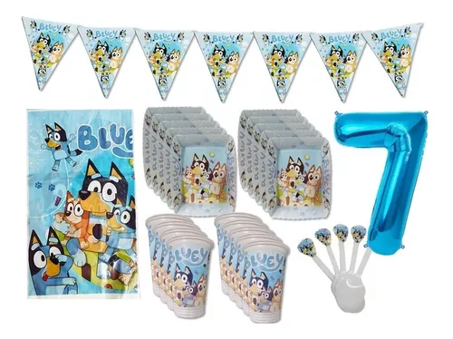 Kit Decoración Cumpleaños Bluey+ Obsequio