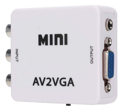 Watris Veiyi Convertidor De Video, 480p Mini Av A Vga Adapt.