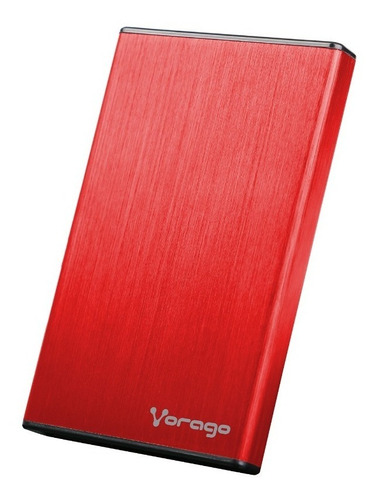 Case Para Disco Duro 2.5 Hdd Sata Usb 3.0 Vorago Hdd201 Rojo