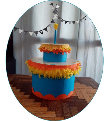 Imagen 2 de 2 de Caja Sorpresa - Torta De Cumpleaños