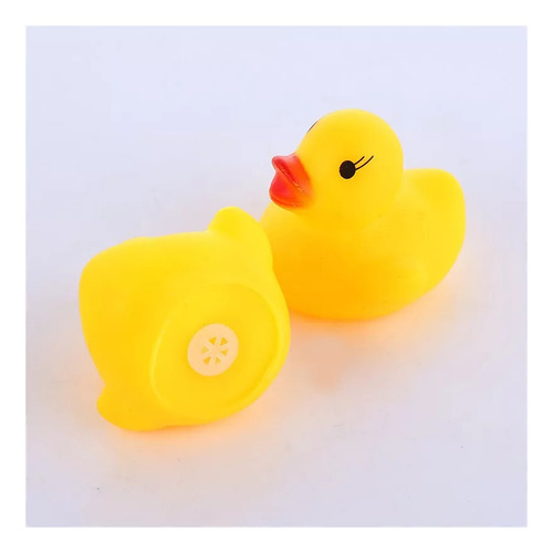Happy Drink 50 Patito De Goma Amarillo Set Patin