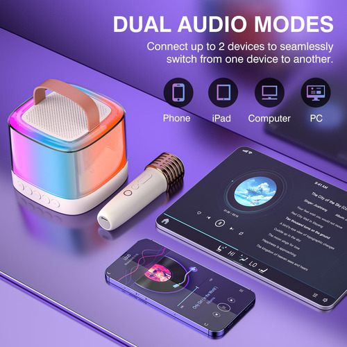 Máquina De Karaoke Taemvv 2024 Con Altavoz Bluetooth Para Ni