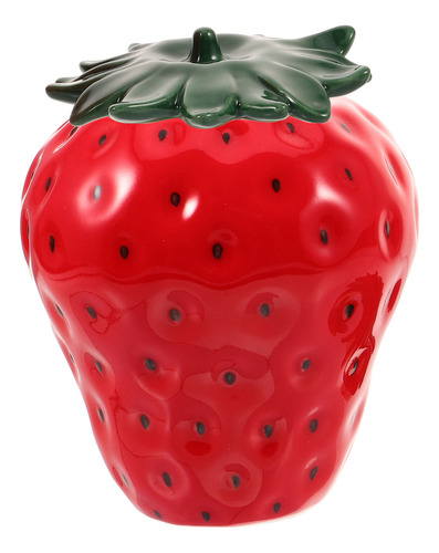 Frasco Cerâmico Selado Para Chá Em Forma De Morango Desktop