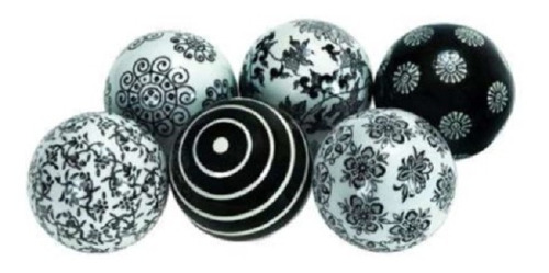 Imagen 2 de 9 de Bolas Decorativas Cerámicas (x Unidad)