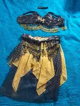 Comprar Traje Danza Árabe Gasa Y Lentejuelas. Palliet Importado