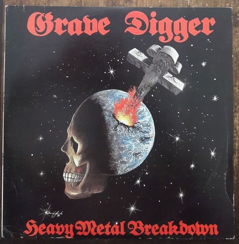 Lp Vinil (nm) Grave Digger Heavy Metal Breakdown Ed Br 1987