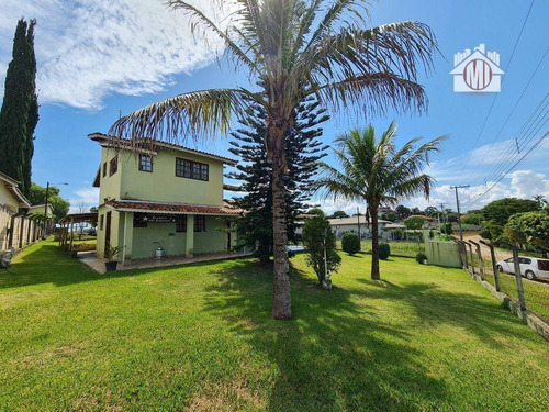 Imagem 3 de 24 de Linda Chácara Com 04 Quartos, Pé Direito Alto, Paisagismo, Excelente Bairro, Piscina À Venda, 1000 M² Por R$ 485.000 - Zona Rural - Pinhalzinho/sp - Ch0484