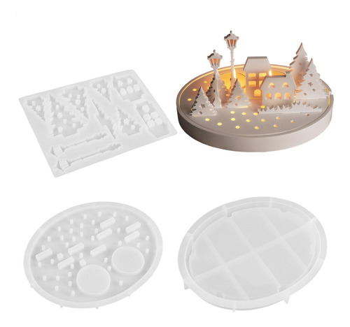 Molde Para Portavelas De Té Molde De Silicona Para Portavela