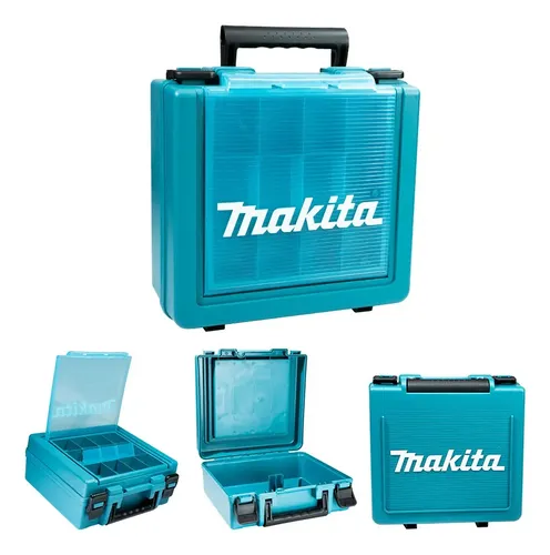 Maleta Plástica para Furadeira Makita Azul-turquesa