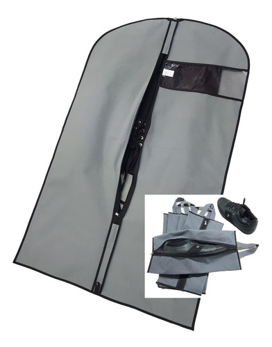 Set Kit-25pz Porta-traje+25pz Porta-zapato Personalizado Gris