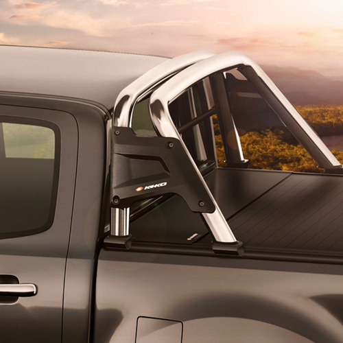 Barra Antivuelco Chevrolet Cromo Dmax C/ Prot De Vidrio Keko