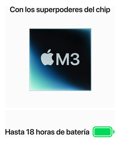 Macbook Air 15 Chip M3 8 Núcleos 256 Gb Ssd Azul Medianoche Azul Medianoche