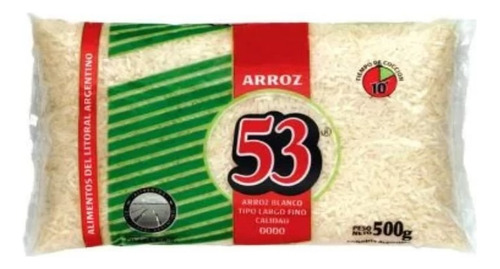 Arroz 53 Grano Largo Fino 0000 X 500 Gr