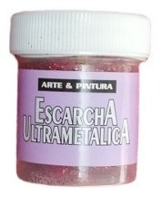 Escarcha Brillantina Mirella Glitter Ultrametalica Vinotinto