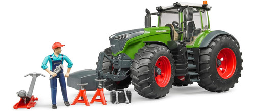 Tractor Con Accesorios De Reparación A Escala 1:16 Bruder