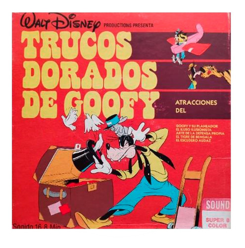 Super 8 Mm : Walt Disney // Trucos Dorados De Goofy