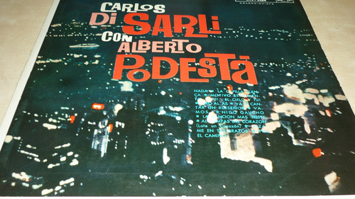 Carlos Di Sarli Alberto Podesta Vinilo 7 Puntos  Mono