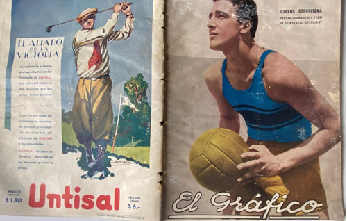 Antigua Revista El Gráfico Nº 700, Fútbol ..leer 12 / 1932