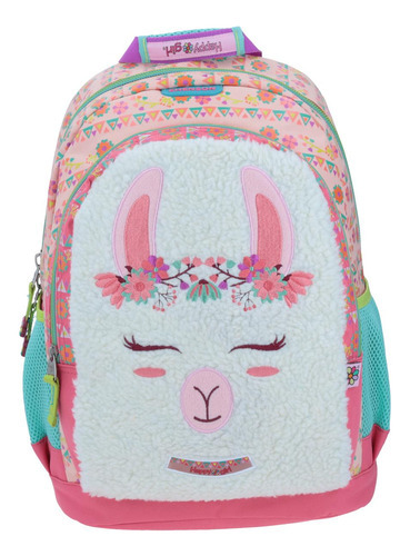 Mochila Grande Rosa Chenson Happy Girl Primaria Drama Para N