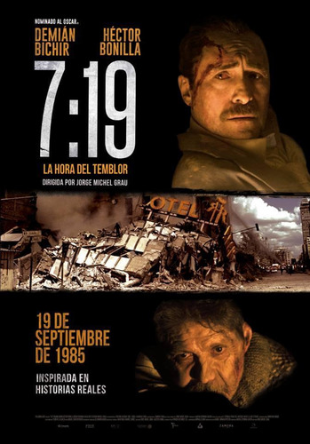 7:19 La Hora Del Temblor Demian Bichir Pelicula Dvd