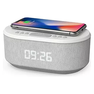 Reloj Despertador De Radio De Noche Con Cargador Usb