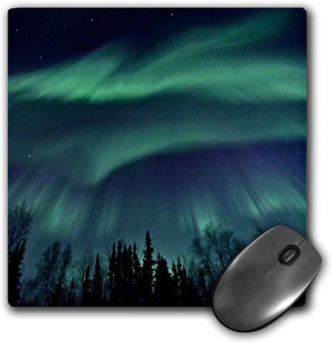 3drose 8 x 8 x 0.25 inches Mouse Pad Luces Del Norte En S