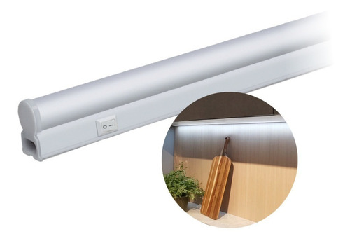 Listón Bajo Mesada Led 90cm 12w Luz Fría C/ Interruptor Akai