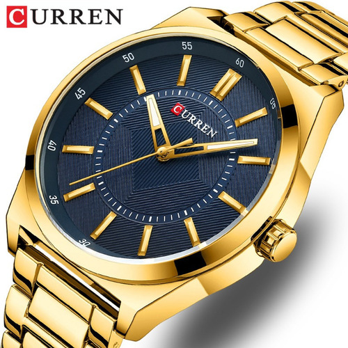 Relojes De Cuarzo Luminosos Impermeables Curren8407