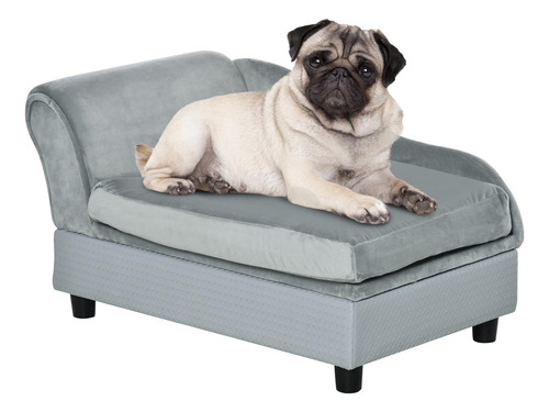 Cama De Lujo Para Perros Pequeños Con Almacenamiento Oculto