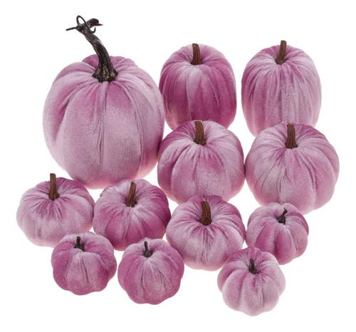 Pack Decoracion Hallowen 12 Calabazas Artificiales Funzhan