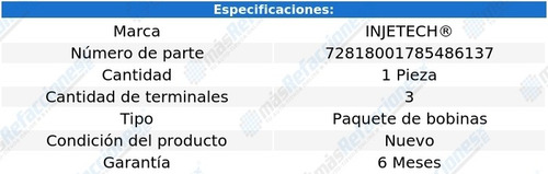 Bobina Encendido Corsa L4 1.8l De 2003 A 2008 Injetech