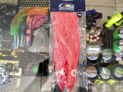 Señuelo Marca Williamson Pulpo Para Armar Lures De 21cm Color 2173