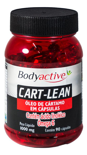 Óleo De Cártamo 1000 Mg 90 Cápsulas - Cart-lean Bodyactive