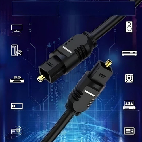 Cable Optico Digital De Audio Toslink A Toslink 3 Metros