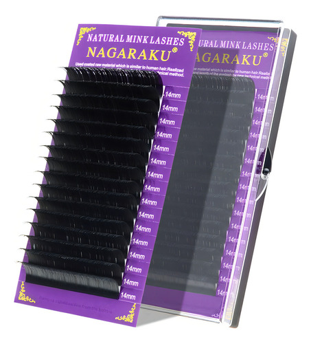 Blister Pestañas Nagaraku Aplicacion Mink 1x1 1pz Una Medida