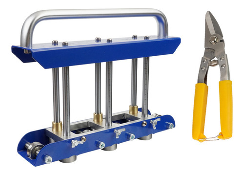 Dobladora Edge Roller Bender De Color Azul, Diseño En Forma