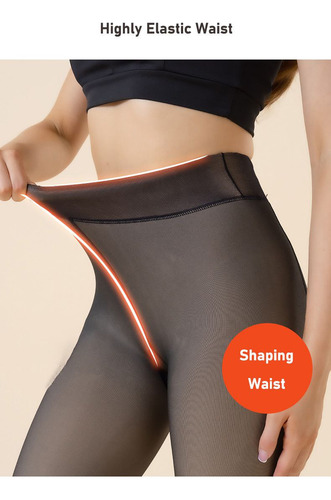 Mallas Térmicas De Invierno Translúcidas Para Mujer