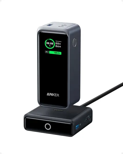 Cargador Portátil De 200 W 20,000 Mah 3 Puertos Con Base