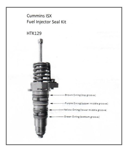 Kit Ligas Delphi Ext De Inyector Diesel Para Isx Cummins