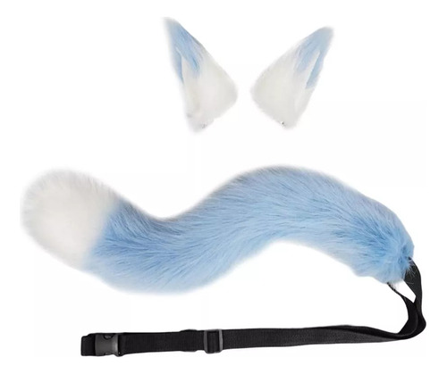 Lucke Set De Cosplay Con Orejas De Gato Y Cola Furry