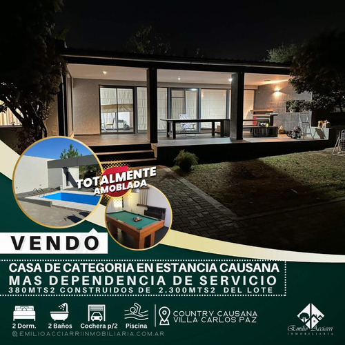 Vendo Hermosa Casa De Categoria Con Dependencia De Servicio En Estancia Causana