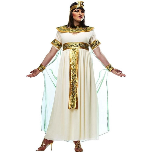 Traje De Cleopatra - X-large - Tamaño De Vestido 16-18