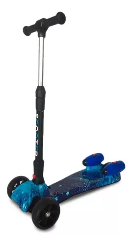 Monopatin Patineta Niña Scooter 3 Llantas Bebe Humo Usb