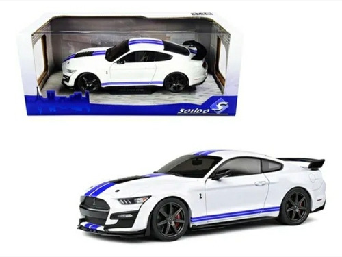 Ford Shelby Gt500 Blanco, Escala 1:18