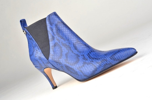 Imagen 4 de 7 de Botinetas Botines Botitas De Mujer De Cuero Gara - Ferraro