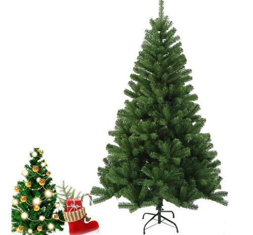 Rvore Pinheiro De Natal Barata Luxo Verde 1,80m 400 Galhos