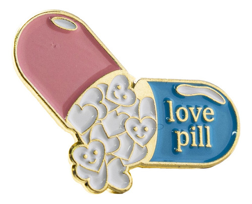 Pin O Broche Medico Capsula De Colores 