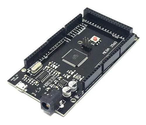 Arduino Mega 2560 Black R3 Micro Usb Sem Cabo