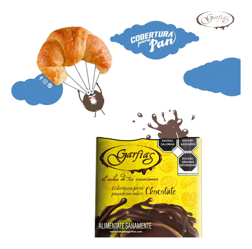 Cobertura Fina Sabor Chocolate 20 Kg Repostería Garfias